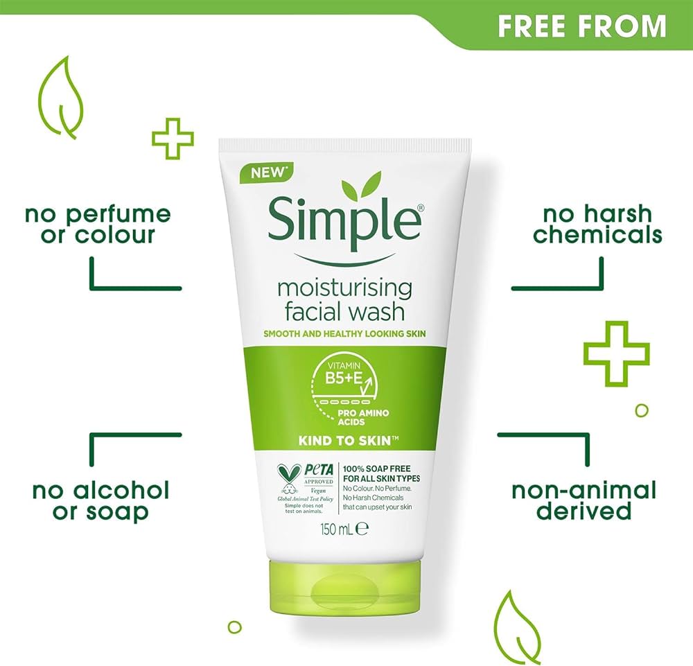 Simple Moisturizing Facial Wash