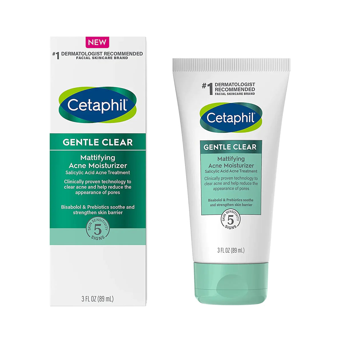 Cetaphil Mattifying Acne Moisturizer Salicylic Acid Acne Treatment